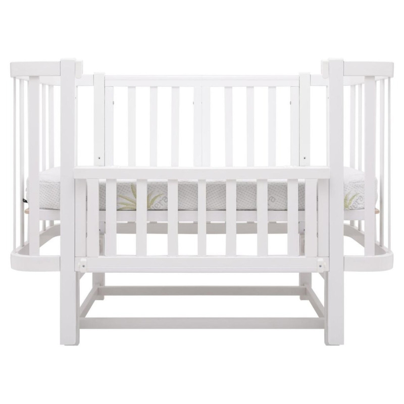 Ліжечко Babyroom Місяць LU-2 маятник білий