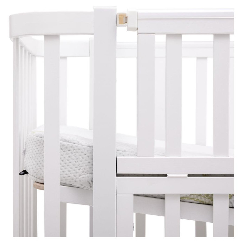 Ліжечко Babyroom Місяць LU-2 маятник білий