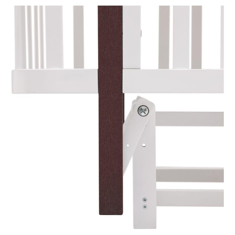 Ліжечко Babyroom Місяць LU-2 маятник білий/венге