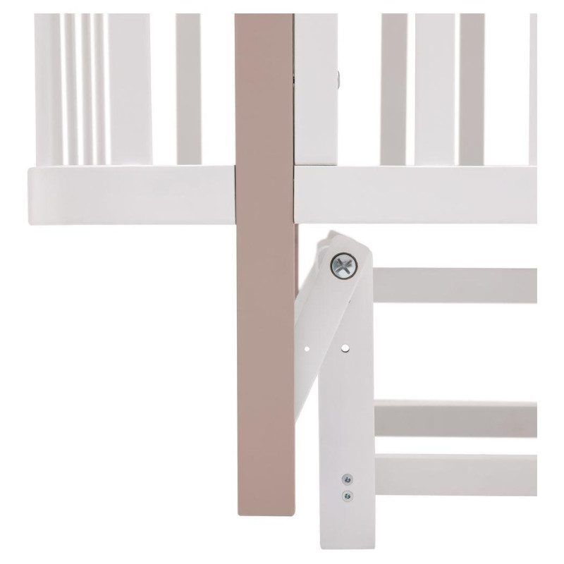 Ліжечко Babyroom Місяць LU-2 маятник білий/капучино