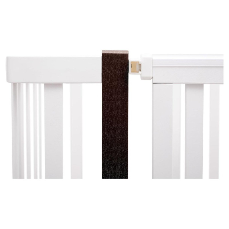 Ліжечко Babyroom Місяць LU-3 маятник, шухляда білий/венге