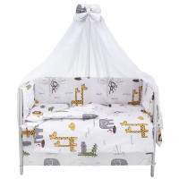 Постільна білизна Babyroom Gold RG-08 білий сафарі 681902