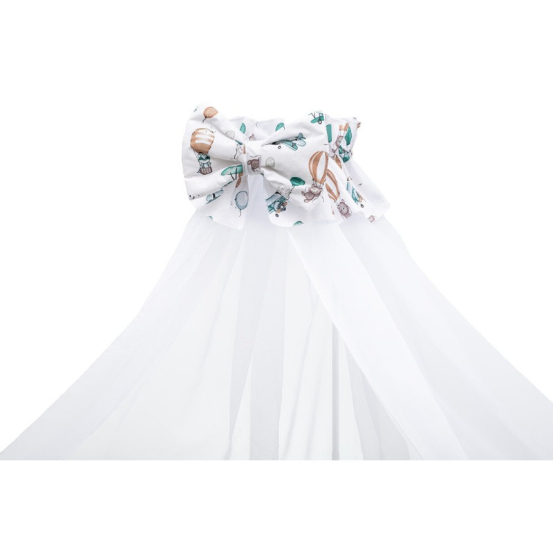 Постільна білизна Babyroom Gold RG-08 білий літаки, повітряні кулі