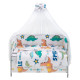 Постільна білизна Babyroom Gold RG-08 білий динозаврики 681907