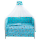 Постільна білизна Babyroom Gold RG-08 блакитний пандочки 681909