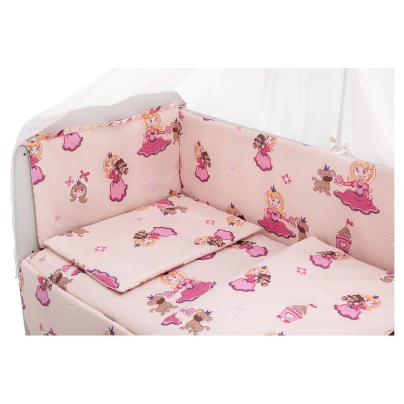 Постільна білизна Babyroom Gold RG-08 бежевий принцеса з собачкою 681911