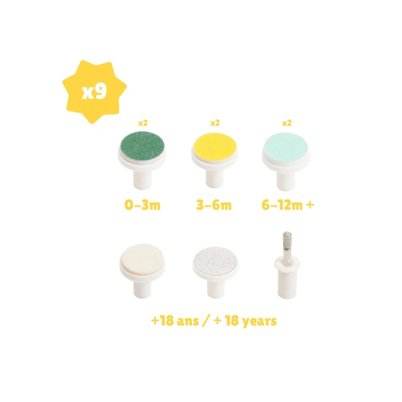 Пилочка для нігтів Badabulle Електрична