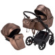 Універсальна коляска 2 в 1 Bair Infinity bronze pearl бронза перламутр