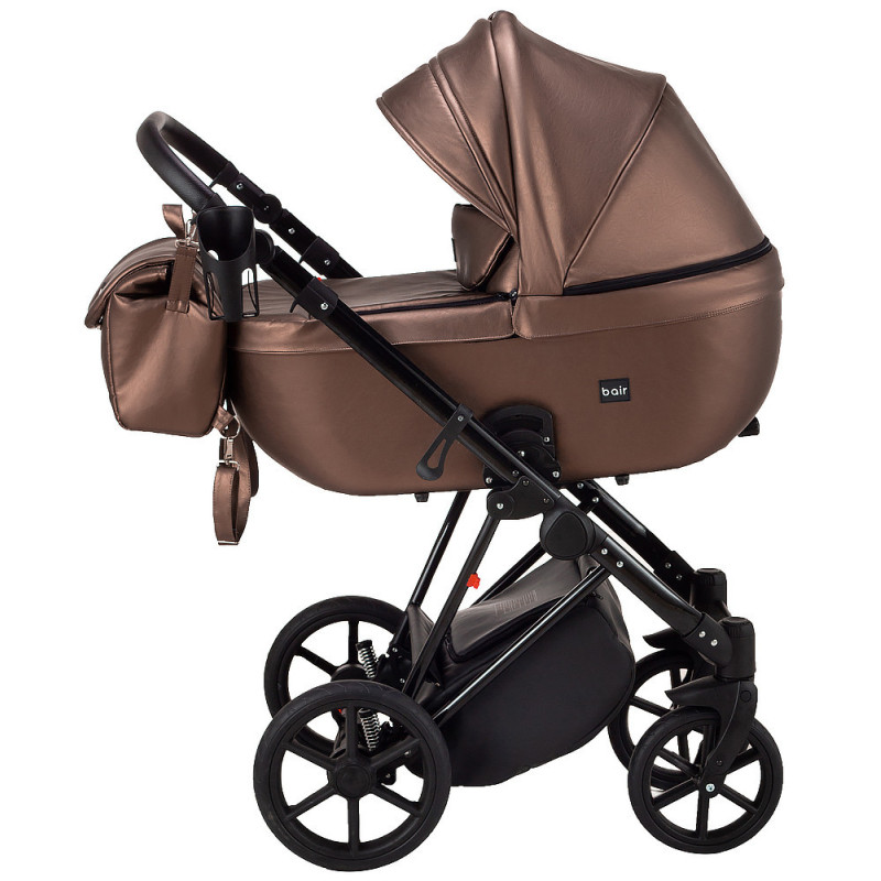Універсальна коляска 2 в 1 Bair Infinity bronze pearl бронза перламутр