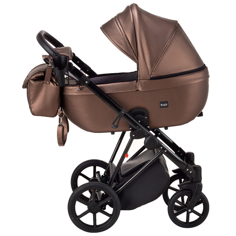 Універсальна коляска 2 в 1 Bair Infinity bronze pearl бронза перламутр