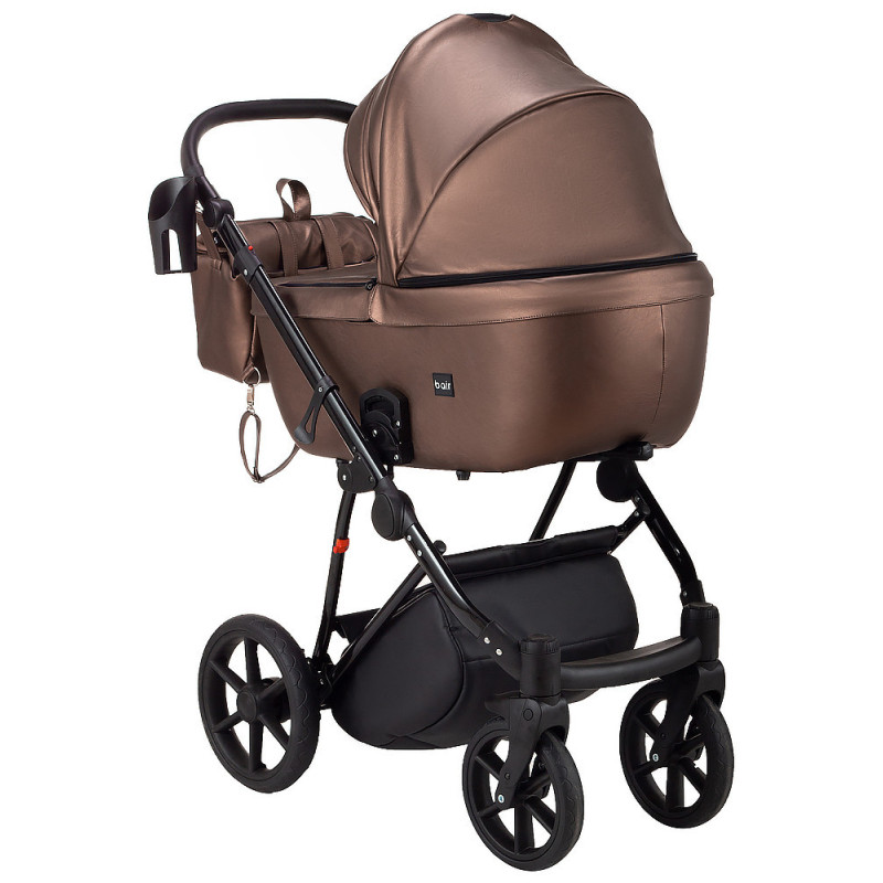 Універсальна коляска 2 в 1 Bair Infinity bronze pearl бронза перламутр