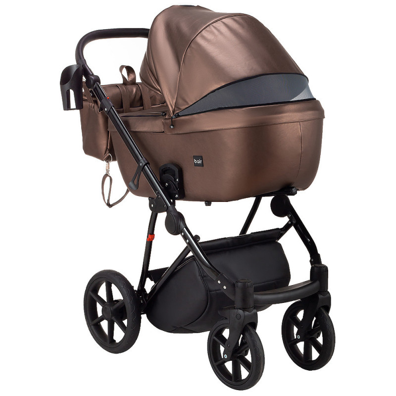 Універсальна коляска 2 в 1 Bair Infinity bronze pearl бронза перламутр