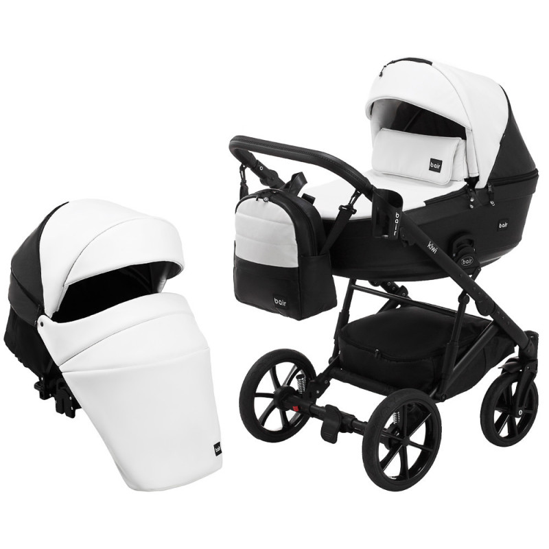 Універсальна коляска 2 в 1 Bair Kiwi ECO білий