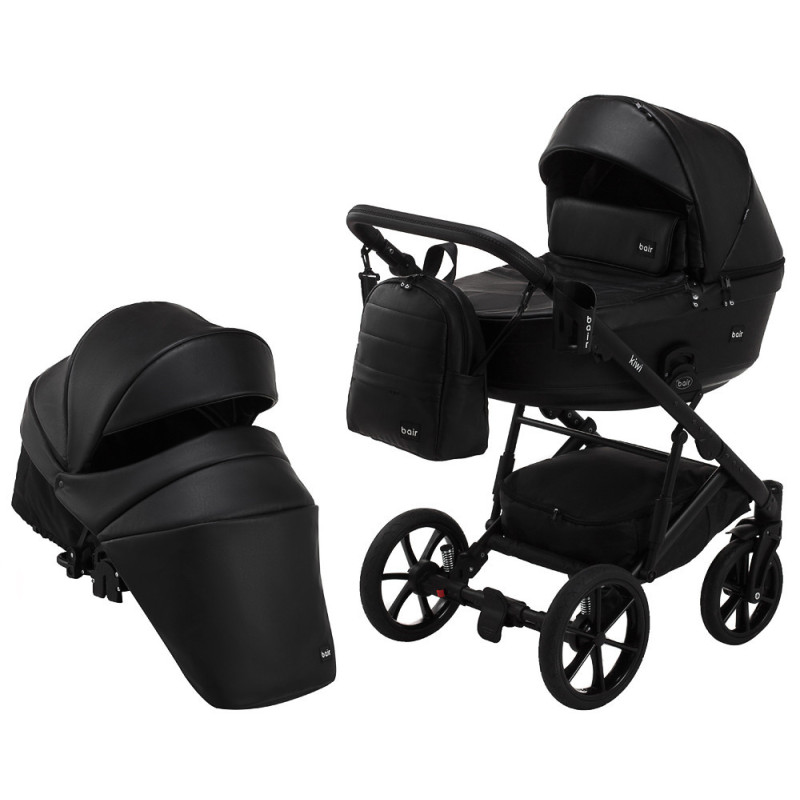 Універсальна коляска 2 в 1 Bair Kiwi ECO чорне