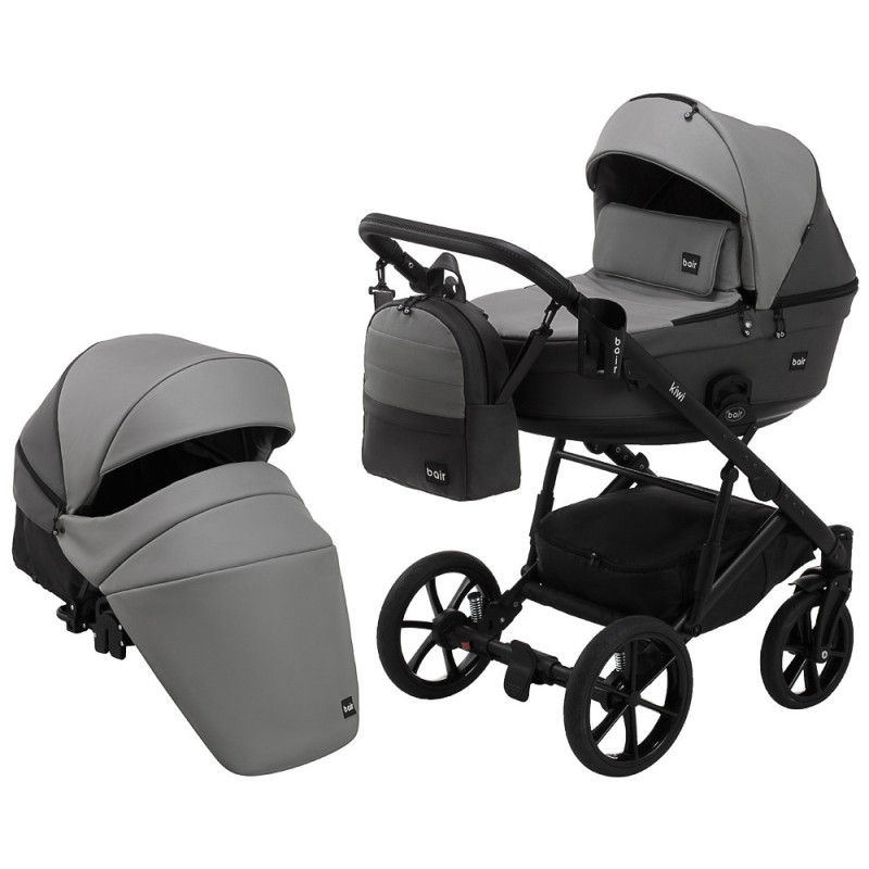 Універсальна коляска 2 в 1 Bair Kiwi ECO сірий