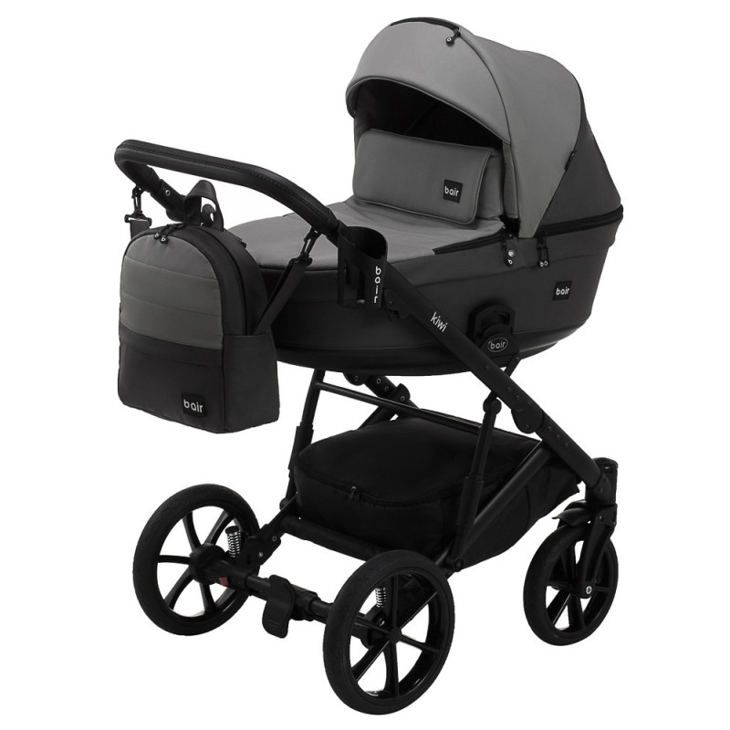 Універсальна коляска 2 в 1 Bair Kiwi ECO сірий