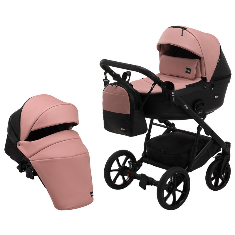Універсальна коляска 2 в 1 Bair Kiwi ECO рожевий