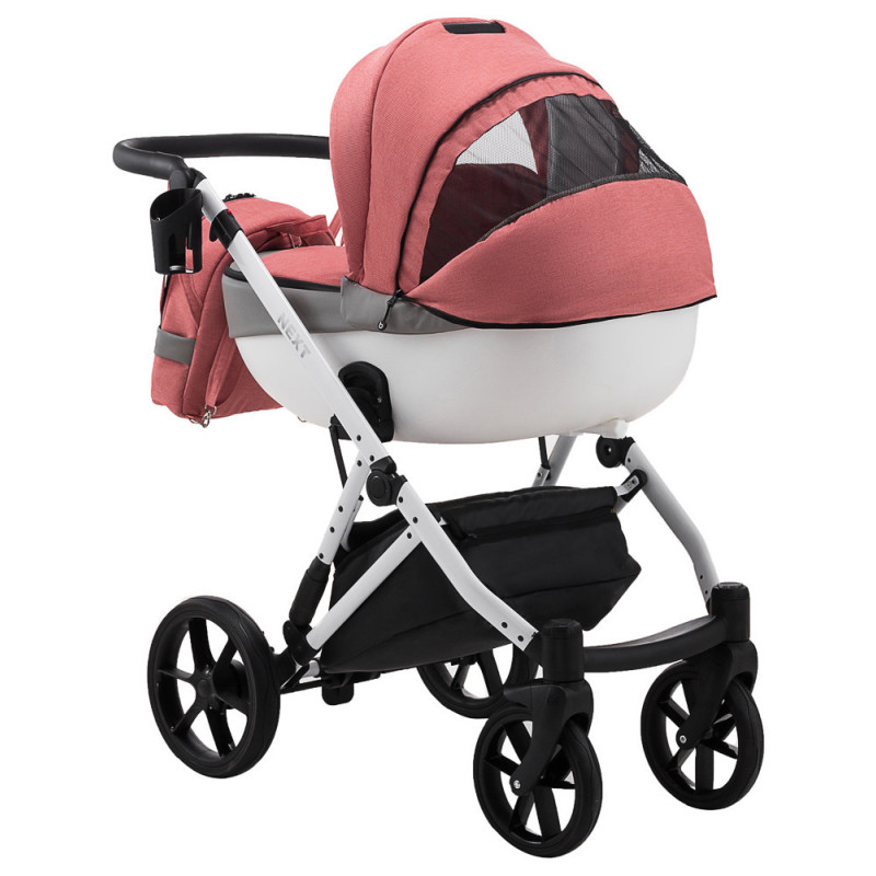 Універсальна коляска 2 в 1 Bair Next White ECO білий 625546