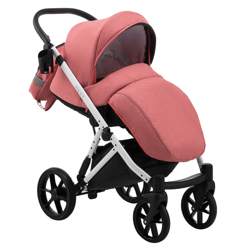 Універсальна коляска 2 в 1 Bair Next White ECO білий 625546