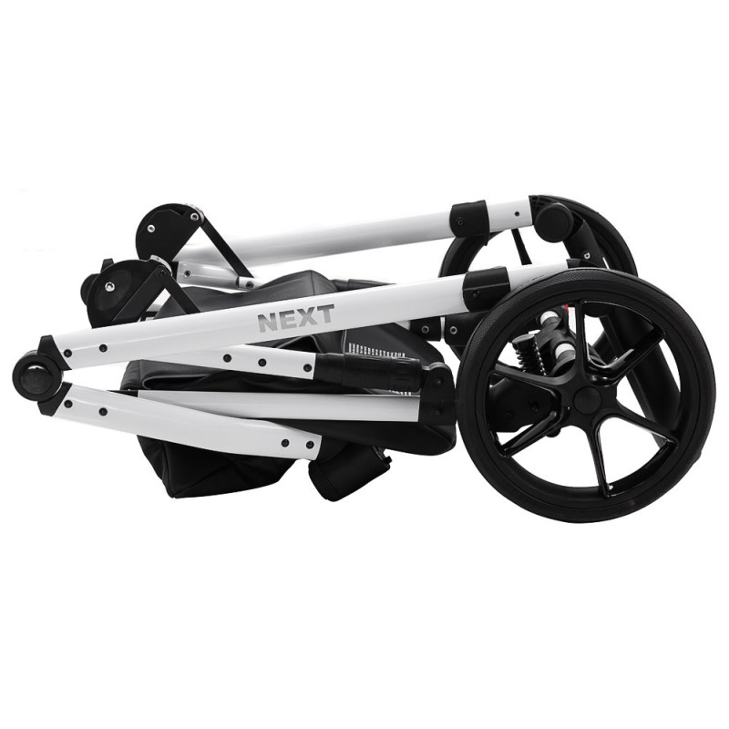 Універсальна коляска 2 в 1 Bair Next White ECO білий 625546