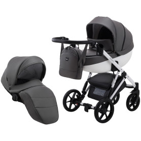 Універсальна коляска 2 в 1 Bair Next White ECO білий 625568