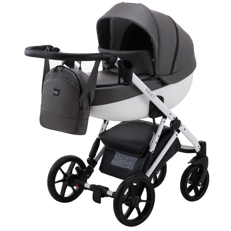 Універсальна коляска 2 в 1 Bair Next White ECO білий 625568