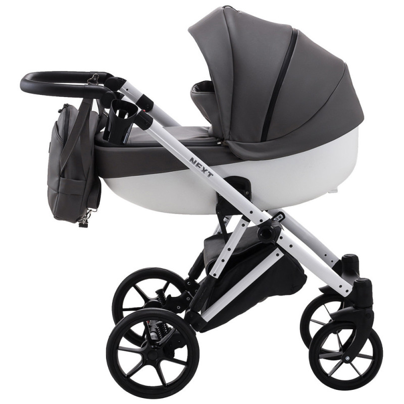 Універсальна коляска 2 в 1 Bair Next White ECO білий 625568