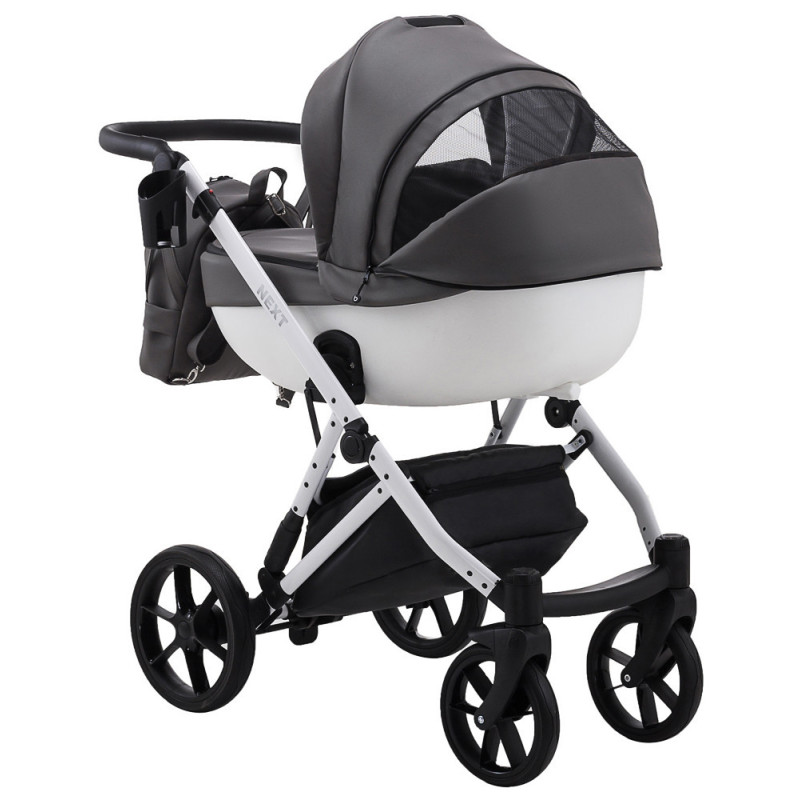 Універсальна коляска 2 в 1 Bair Next White ECO білий 625568