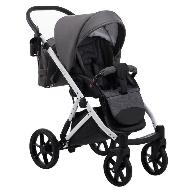 Універсальна коляска 2 в 1 Bair Next White ECO білий 625568