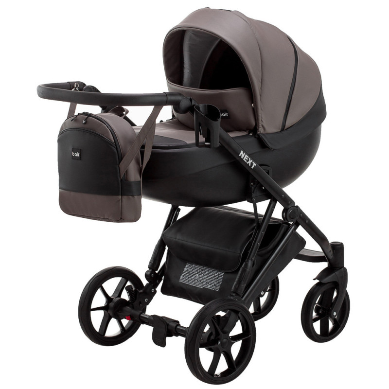 Універсальна коляска 2 в 1 Bair Next ECO 35 темний капучино
