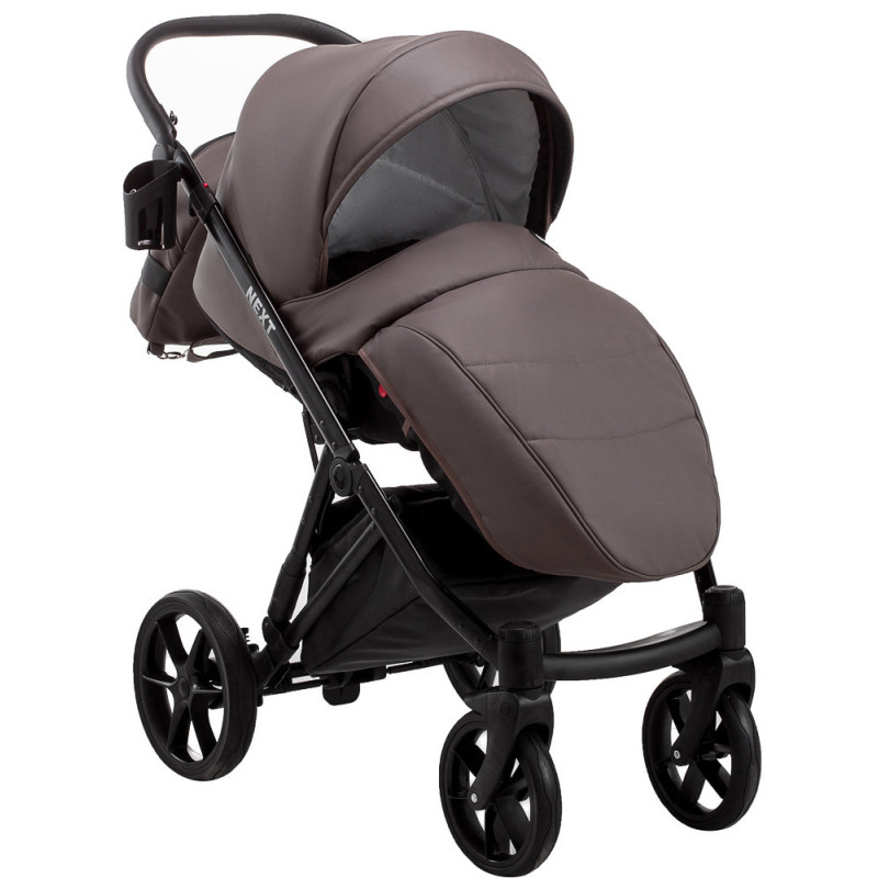 Універсальна коляска 2 в 1 Bair Next ECO 35 темний капучино