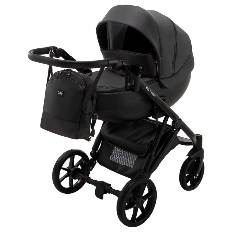 Універсальна коляска 2 в 1 Bair Next Soft графіт