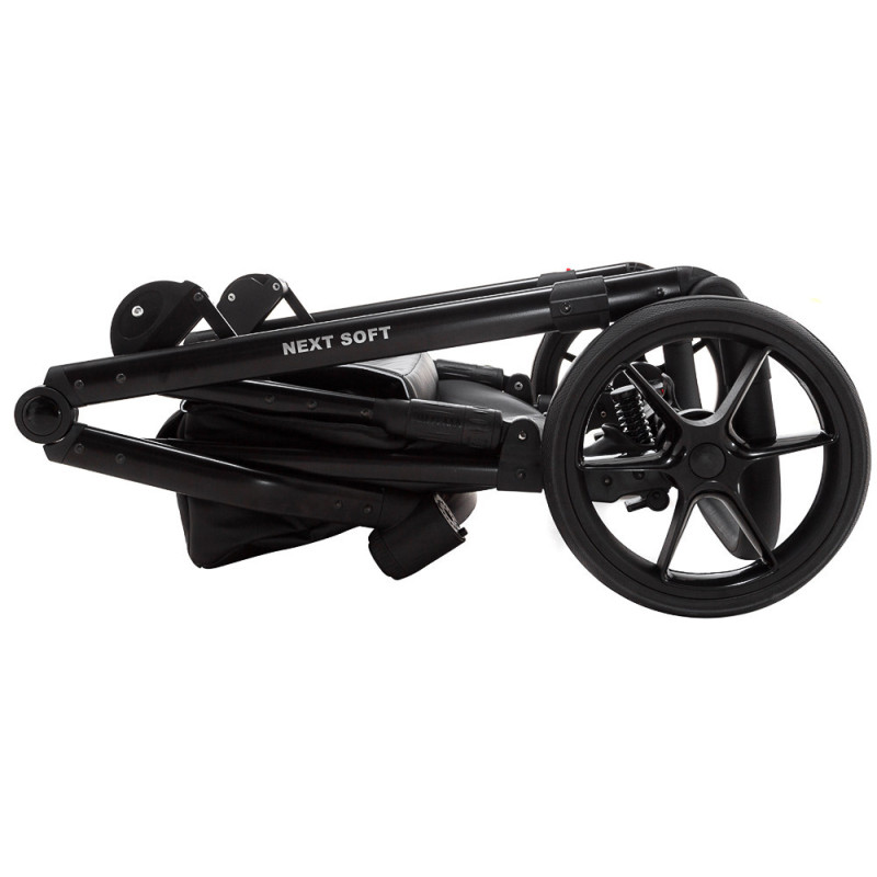 Універсальна коляска 2 в 1 Bair Next Soft графіт