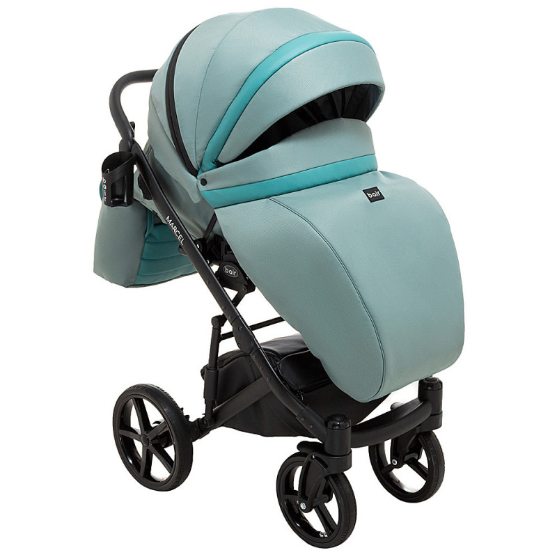 Універсальна коляска 2 в 1 Bair Marcel Soft bm-028 нефрит