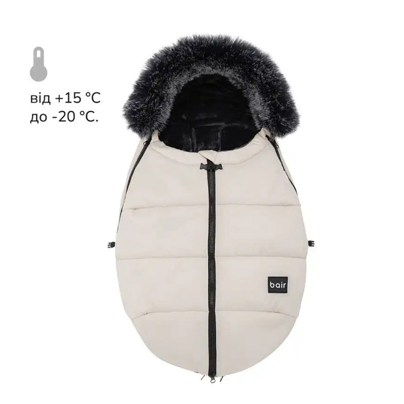 Конверт Bair Зимовий Cocon mini owl grey