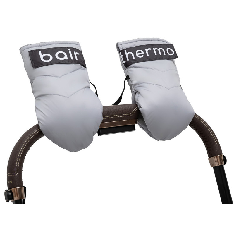 Муфта Bair Рукавиці Thermo Mittens owl grey сірий