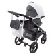Універсальна коляска 2 в 1 Bair City ECO 23 білий/ чорний