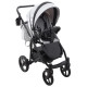 Універсальна коляска 2 в 1 Bair City ECO 23 білий/ чорний