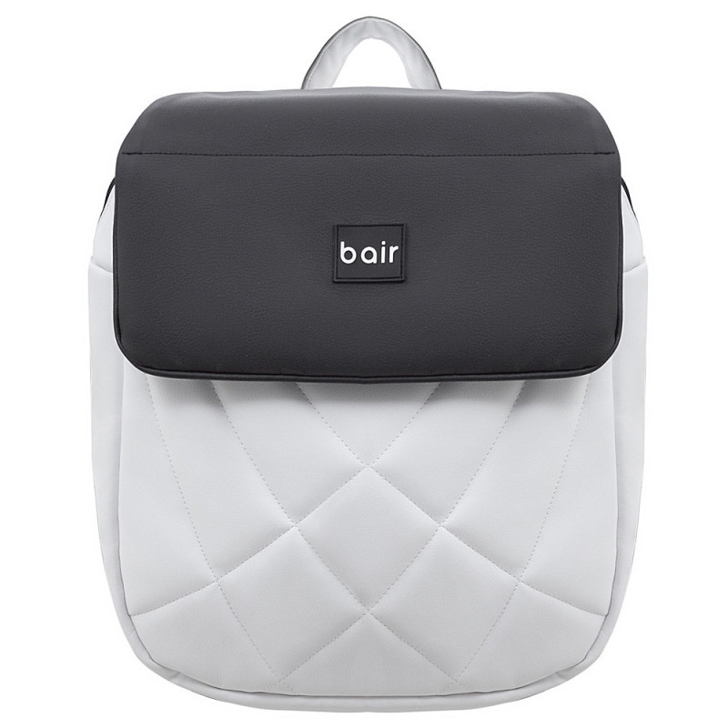 Універсальна коляска 2 в 1 Bair City ECO 23 білий/ чорний