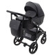 Універсальна коляска 2 в 1 Bair City ECO шкіра/36 чорний