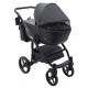 Універсальна коляска 2 в 1 Bair City ECO шкіра/36 чорний