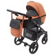 Універсальна коляска 2 в 1 Bair City ECO карамель/чорний