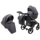 Універсальна коляска 2 в 1 Bair City Soft 219 графіт/чорний