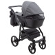 Універсальна коляска 2 в 1 Bair City Soft 219 графіт/чорний