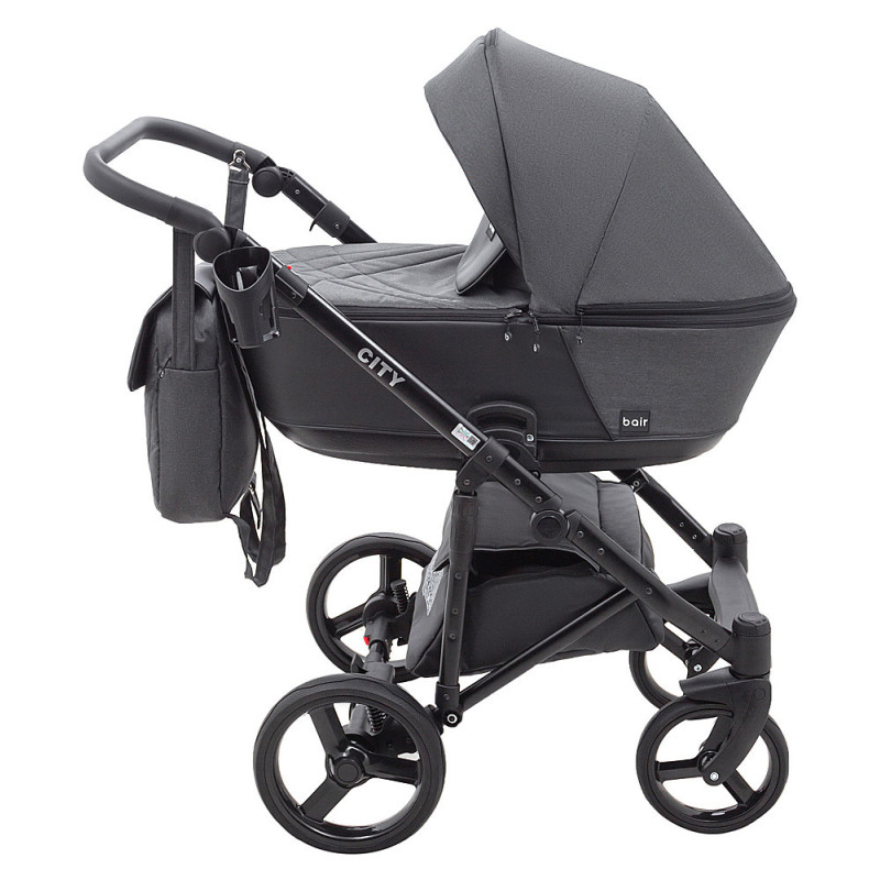 Універсальна коляска 2 в 1 Bair City Soft графіт