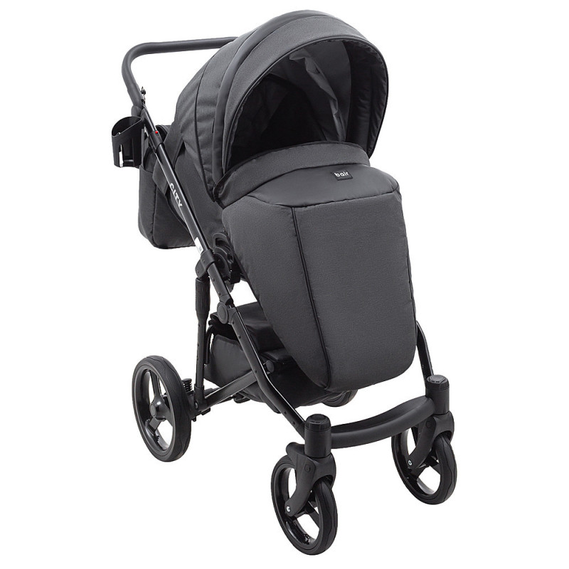 Універсальна коляска 2 в 1 Bair City Soft графіт