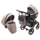 Універсальна коляска 2 в 1 Bair City Soft 455 капучино/чорний