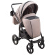 Універсальна коляска 2 в 1 Bair City Soft 455 капучино/чорний