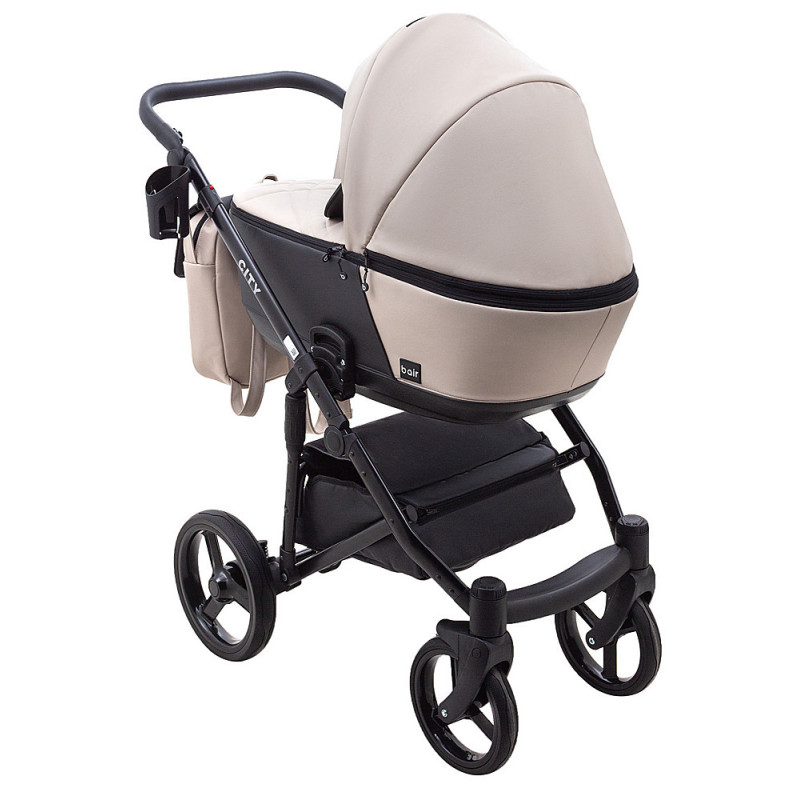 Універсальна коляска 2 в 1 Bair City ECO 22 лате/чорний