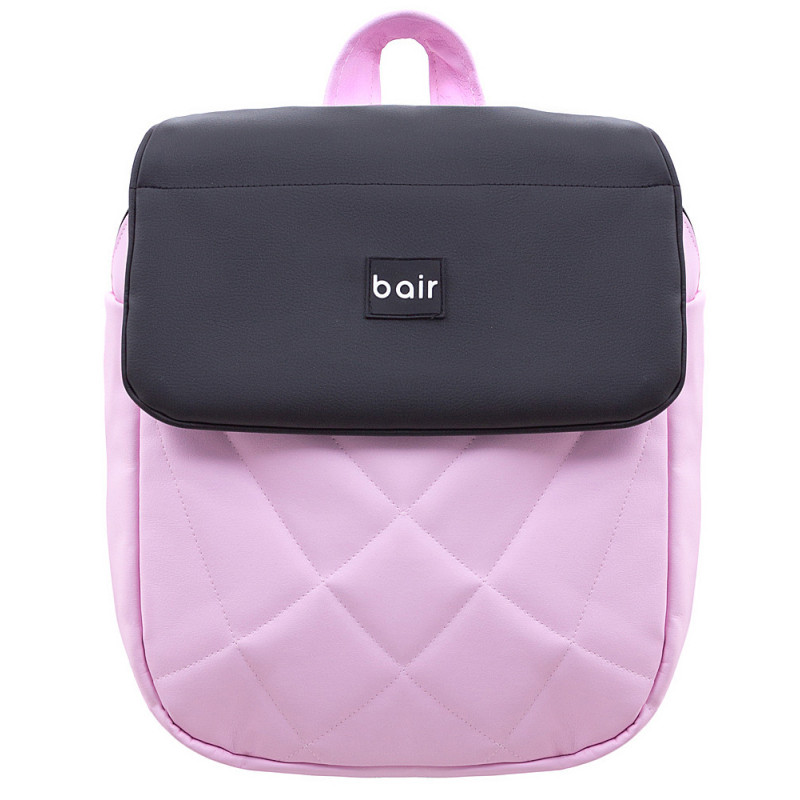 Універсальна коляска 2 в 1 Bair City ECO 13 рожевий пудра/чорний